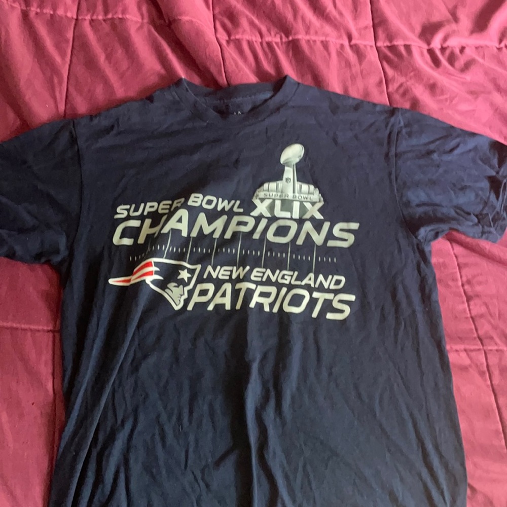 Patriots super bowl champions fan merch medium